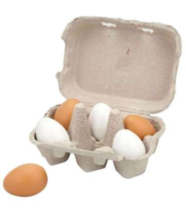 VIGA puidust munad vormitud kandikul