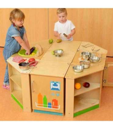 MASTERKIDZ Pastelvärviline kapp kraanikausiga