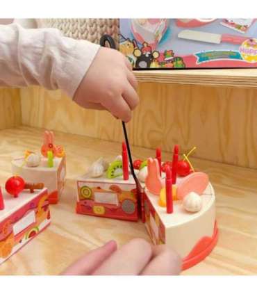 WOOPIE торт на день рождения для разрезания, свечи, фрукты, 40 шт.