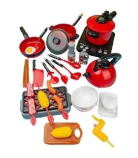 WOOPIE laste köök suur XXL komplekt tarvikud, potid, 36 osa.