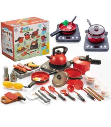 WOOPIE laste köök suur XXL komplekt tarvikud, potid, 36 osa.