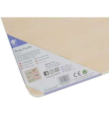 CLASSIC WORLD õppeplaat - inimkeha pusleplokid lastele, Montessori sobitamine, 19 osa