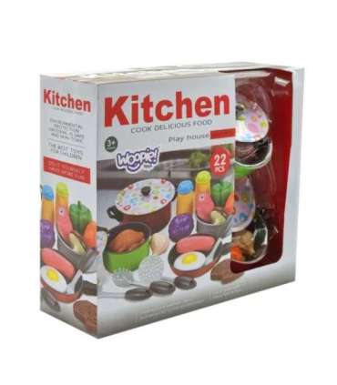 WOOPIE XXL kokakomplekt — köögiaksessuaarid ja köögiriistad, 22 tk.