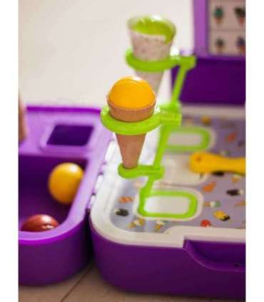 WOOPIE jäätisekohver 3-ühes (köök, pood, jäätisekohvik), kaasaskantav, 62 osa