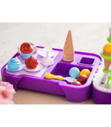 WOOPIE jäätisekohver 3-ühes (köök, pood, jäätisekohvik), kaasaskantav, 62 osa