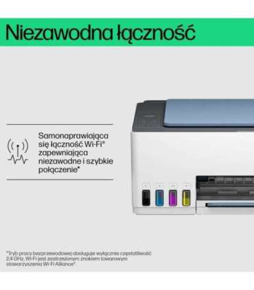 HP Smart Tank 585 All-in-One Printer, Home and home office, Print, copy, scan, Wireless High-volume printer tank Print