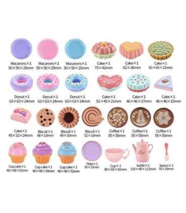 WOOPIE ostukorv teekomplekti ja maiustega, 26-osaline