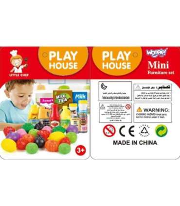 WOOPIE ostukorv teekomplekti ja maiustega, 26-osaline