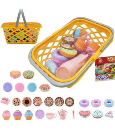 WOOPIE ostukorv teekomplekti ja maiustega, 26-osaline