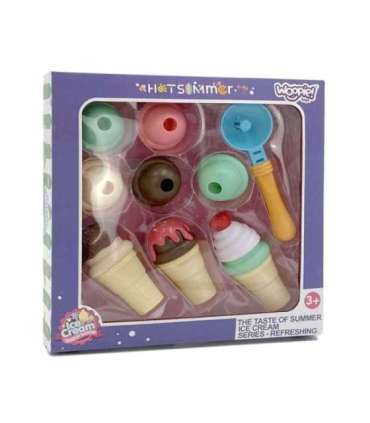 WOOPIE jäätise valmistamise komplekt, jäätisekohviku pusle, 15 osa