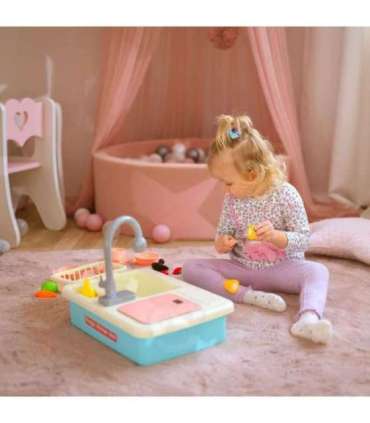 WOOPIE 2-ühes köögivalamu koos kraaniga ja veega, sinine