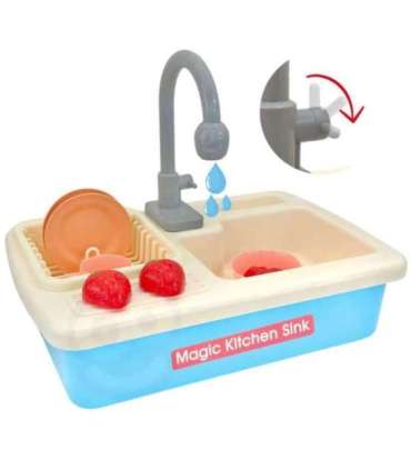 WOOPIE 2 в 1 кухонная мойка с краном и водой, синяя