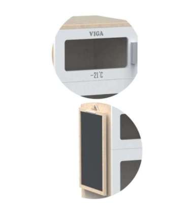 Viga puidust külmik kriiditahvliga