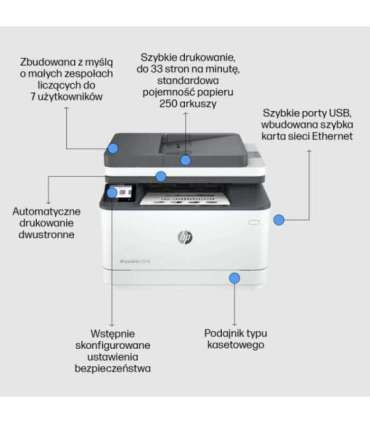 HP LaserJet Pro MFP 3102fdn Printer