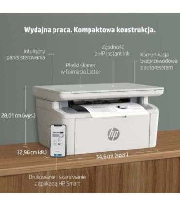HP LaserJet MFP M140w Printer