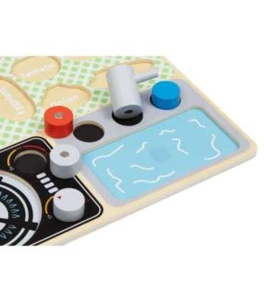 TOOKY TOY puidust köök aksessuaaridega - väikese koka komplekt