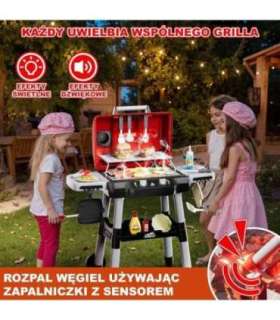 WOOPIE Grill/Barbecue aiaköök interaktiivne LED komplekt XL, 31 osa.