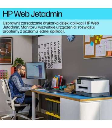 HP OfficeJet Pro 9130b Wireless All-in-One Color Printer, Two-sided printing Copier, Scanner