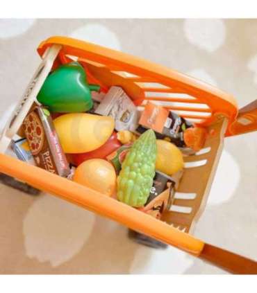 WOOPIE poeostukäru lastele liikuvate osadega + 42 tarvikut