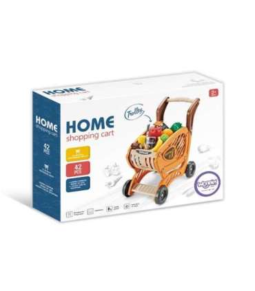 WOOPIE poeostukäru lastele liikuvate osadega + 42 tarvikut