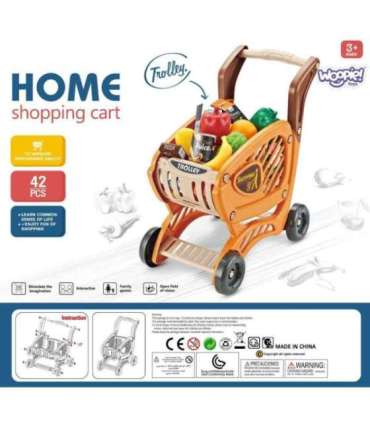 WOOPIE детская тележка для покупок с подвижными элементами + 42 аксессуара