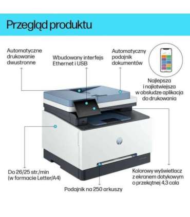 HP Color LaserJet Pro MFP 3302fdn Laser A4 600 x 600 DPI 25 ppm