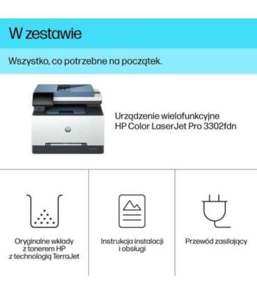 HP Color LaserJet Pro MFP 3302fdn Laser A4 600 x 600 DPI 25 ppm