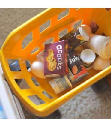 WOOPIE pood-supermarket koos ostukäruga, kaaluga, kassaga, skänneriga ja 48 aksessuaariga