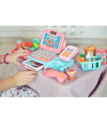 WOOPIE lastekassa poe mängimiseks skänneri, kaaluga ja mikrofoniga + 24 tarvikut