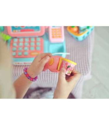 WOOPIE детская касса для игры в магазин со сканером, весами и микрофоном + 24 аксессуара