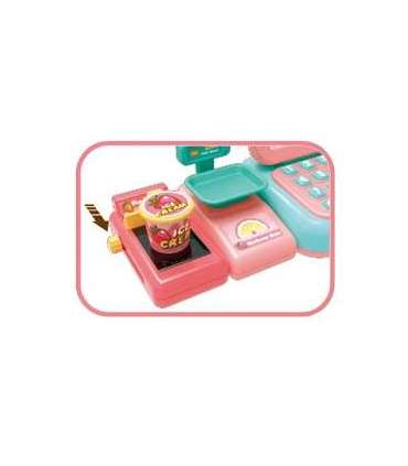 WOOPIE детская касса для игры в магазин со сканером, весами и микрофоном + 24 аксессуара