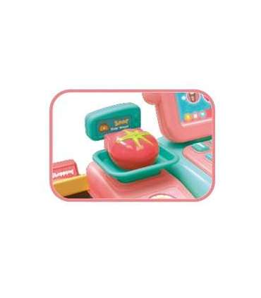 WOOPIE детская касса для игры в магазин со сканером, весами и микрофоном + 24 аксессуара