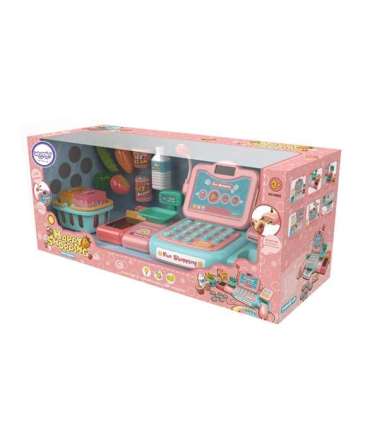 WOOPIE lastekassa poe mängimiseks skänneri, kaaluga ja mikrofoniga + 24 tarvikut