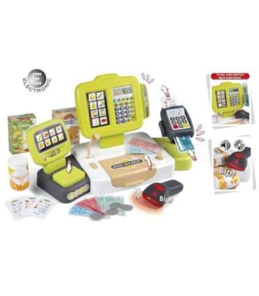 SMOBY Kasa Sklepowa Elektroniczna Ze Skanerem i Wagą