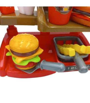 WOOPIE Fast Food XXL Pood Restoran Kassa + Joogiautomaat