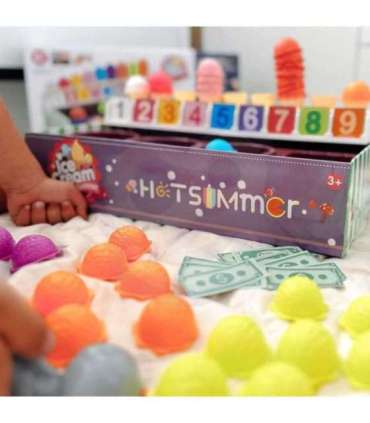 WOOPIE hariv jäätisepood XXL restoran/pood + loendamise õppimine, 87 osa