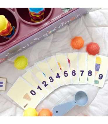 WOOPIE hariv jäätisepood XXL restoran/pood + loendamise õppimine, 87 osa