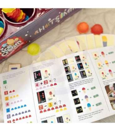 WOOPIE hariv jäätisepood XXL restoran/pood + loendamise õppimine, 87 osa