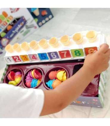 WOOPIE hariv jäätisepood XXL restoran/pood + loendamise õppimine, 87 osa