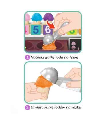 WOOPIE hariv jäätisepood XXL restoran/pood + loendamise õppimine, 87 osa