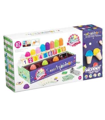 WOOPIE hariv jäätisepood XXL restoran/pood + loendamise õppimine, 87 osa