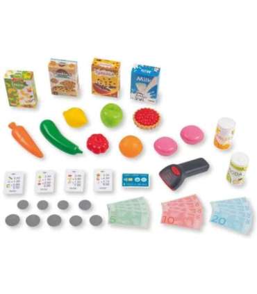 SMOBY Sklep Supermarket z Wózkiem Kasą i Elektronicznym Skanerem