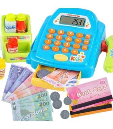 WOOPIE kaupluse kassa koos riiuli ja tarvikutega