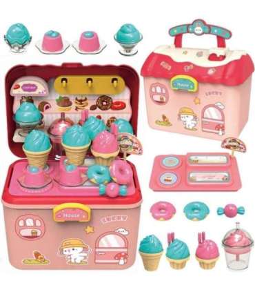 WOOPIE jäätisekohvik 2-ühes kohver, 16 tükki.