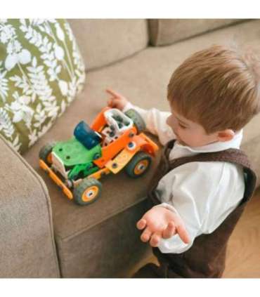 WOOPIE Набор конструкторских блоков - транспорт (STEM), 163 шт.