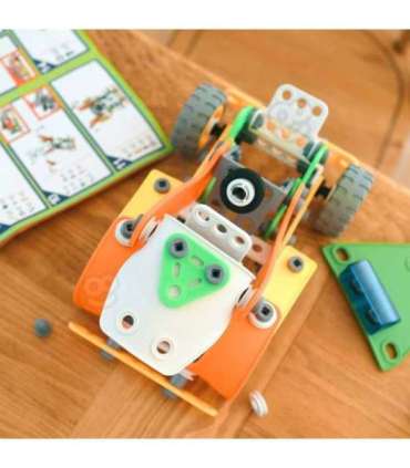 WOOPIE Набор конструкторских блоков - транспорт (STEM), 163 шт.