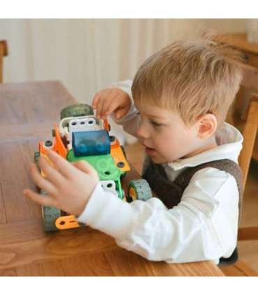 WOOPIE Набор конструкторских блоков - транспорт (STEM), 163 шт.