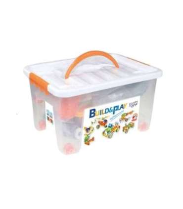 WOOPIE Набор конструкторских блоков - транспорт (STEM), 163 шт.