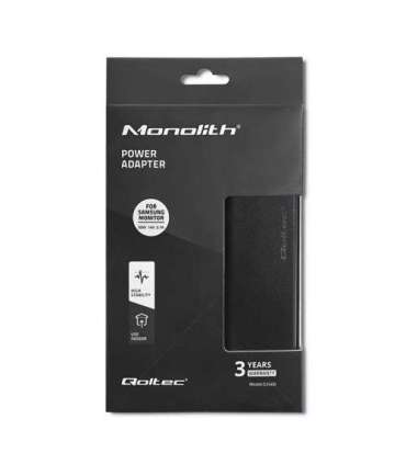 Qoltec 52400 power adapter/inverter Indoor 30 W Black