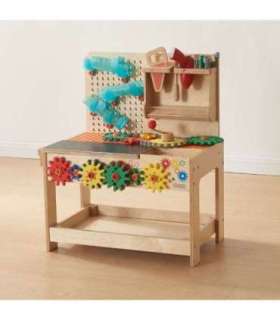 MASTERKIDZ puidust Montessori STEM töölaud tööriistade ja tarvikutega